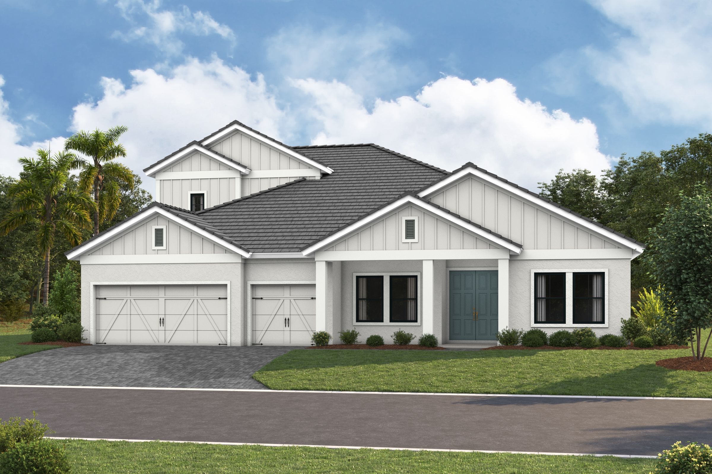 Cedar Key II XT - Modern Farmhouse - MFH02 Color Scheme - Flat Tile - Paver