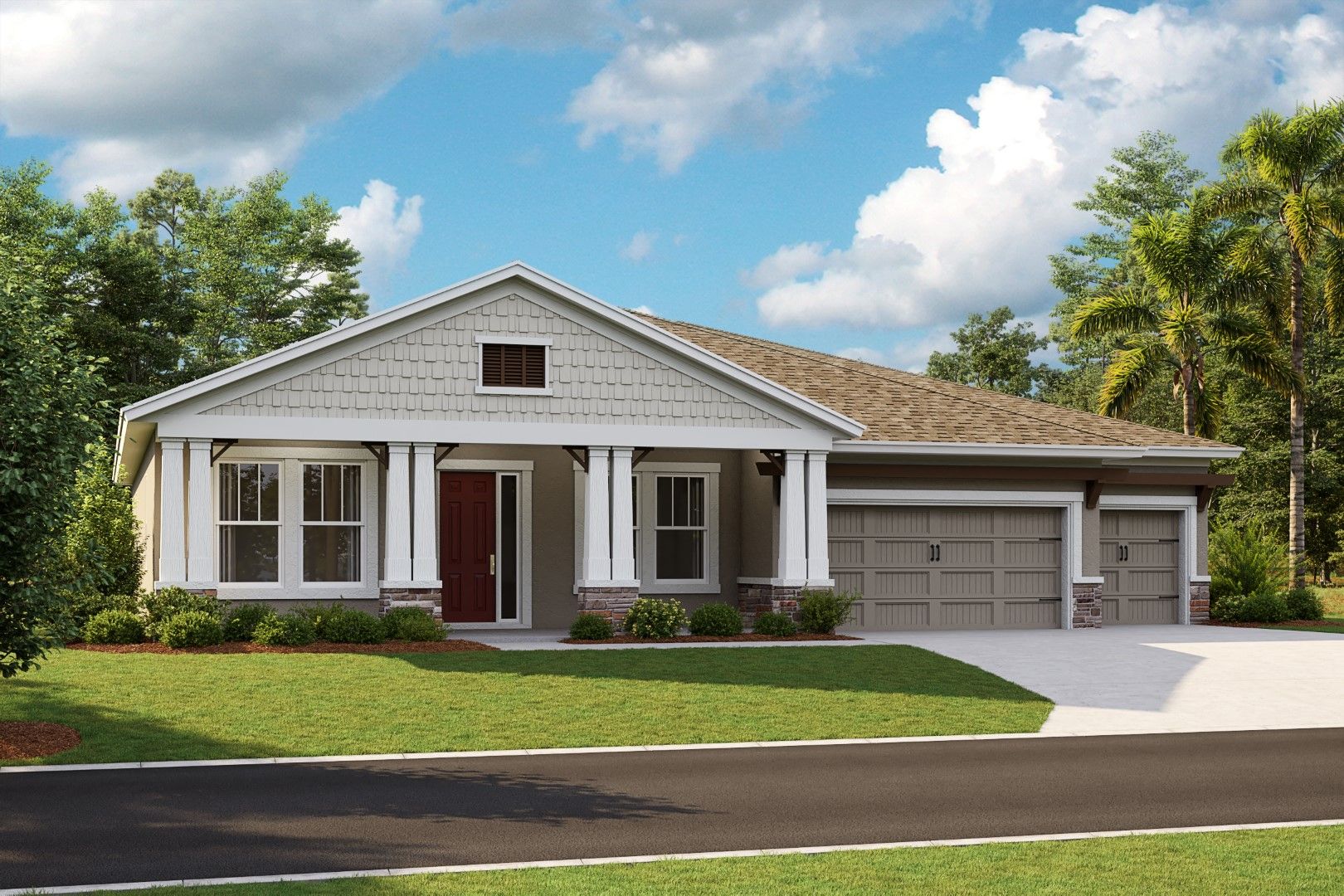 Key Largo I - Craftsman A - CRT2 Color Scheme - Shingle