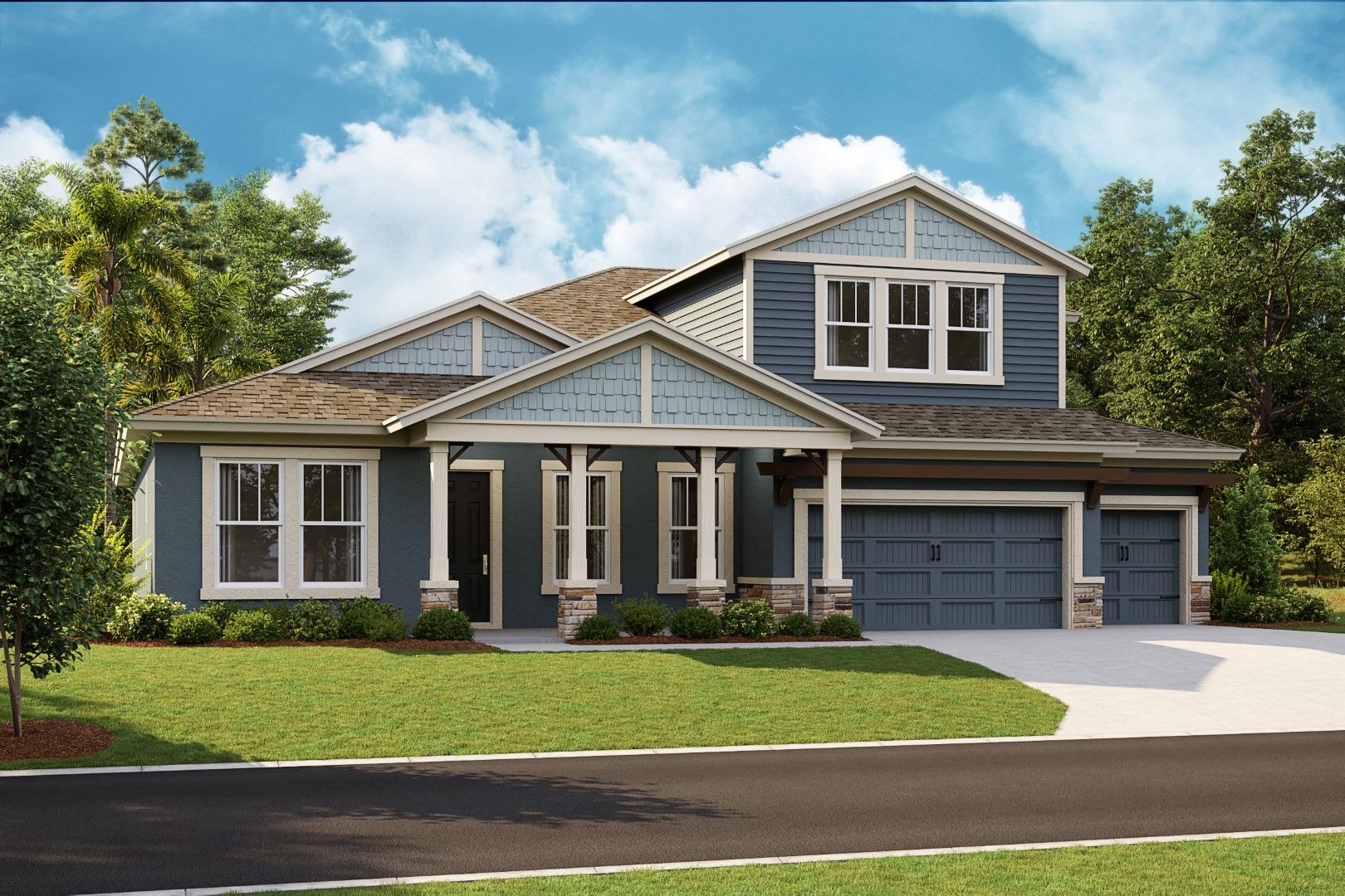 Key Largo II - Craftsman B - CRT4 Color Scheme - Shingle