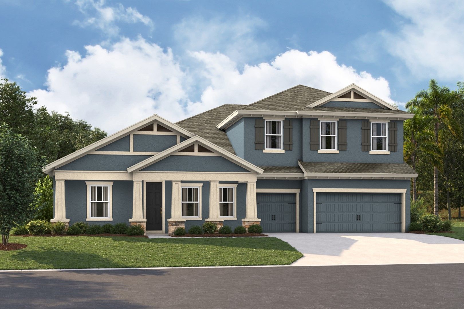 Key West II - Craftsman B - CRT4 Color Scheme - Shingle