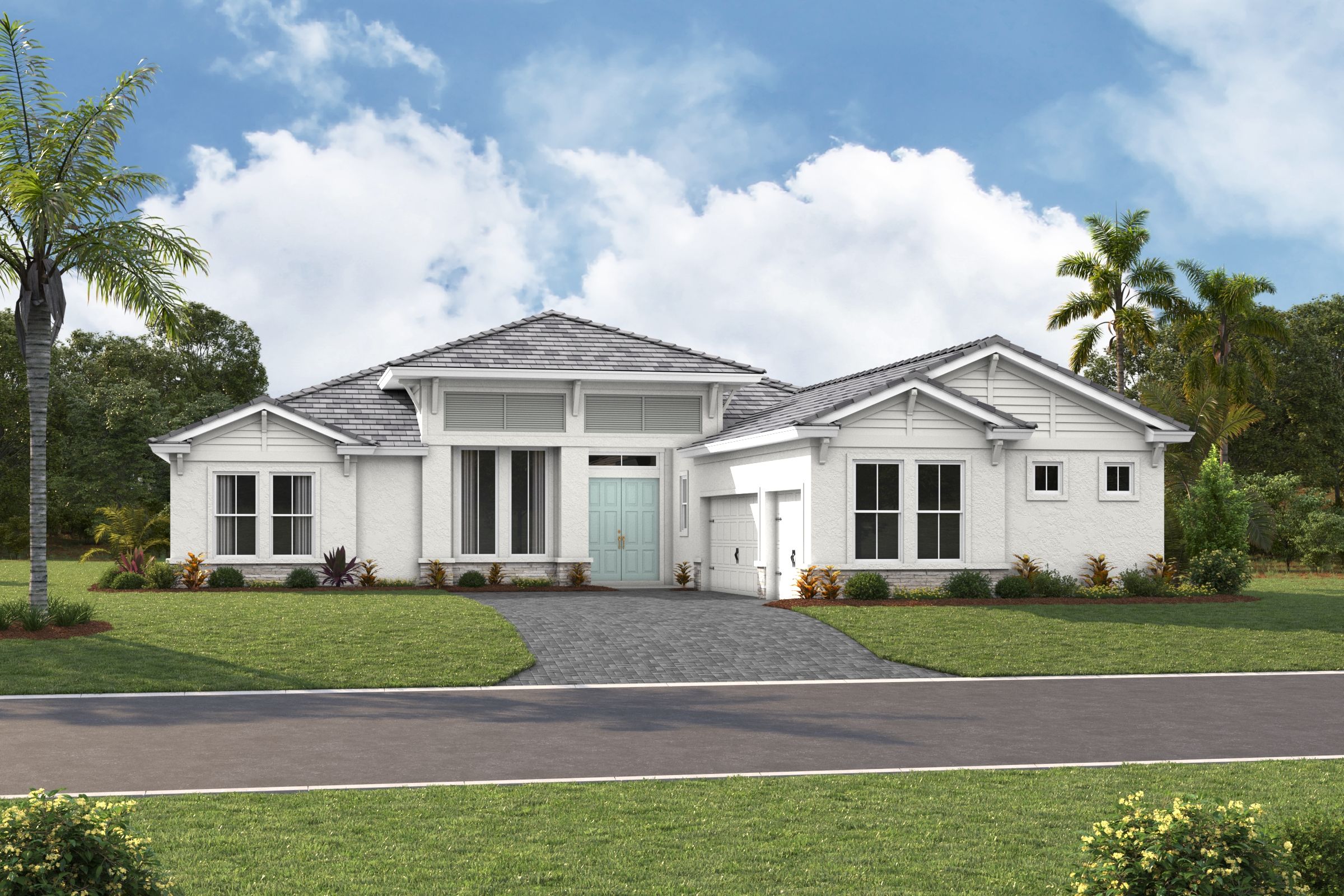 Key Haven I - Coastal B - COA2 Color Scheme - Flat Tile