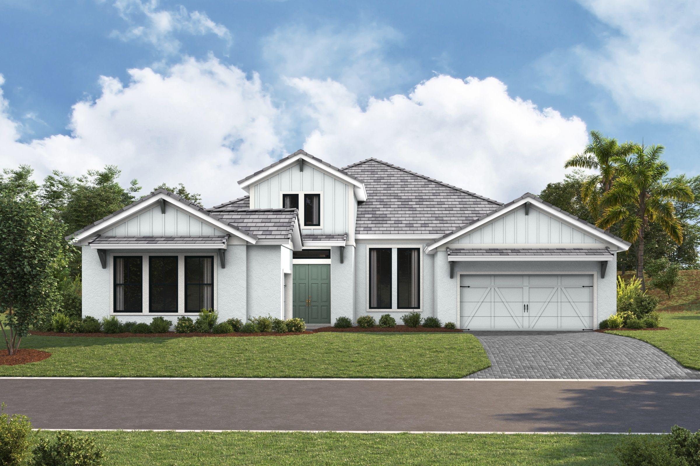 Sunset Key I-Modern Farmhouse-MFH 05-Flat Tile-Paver-3 Car