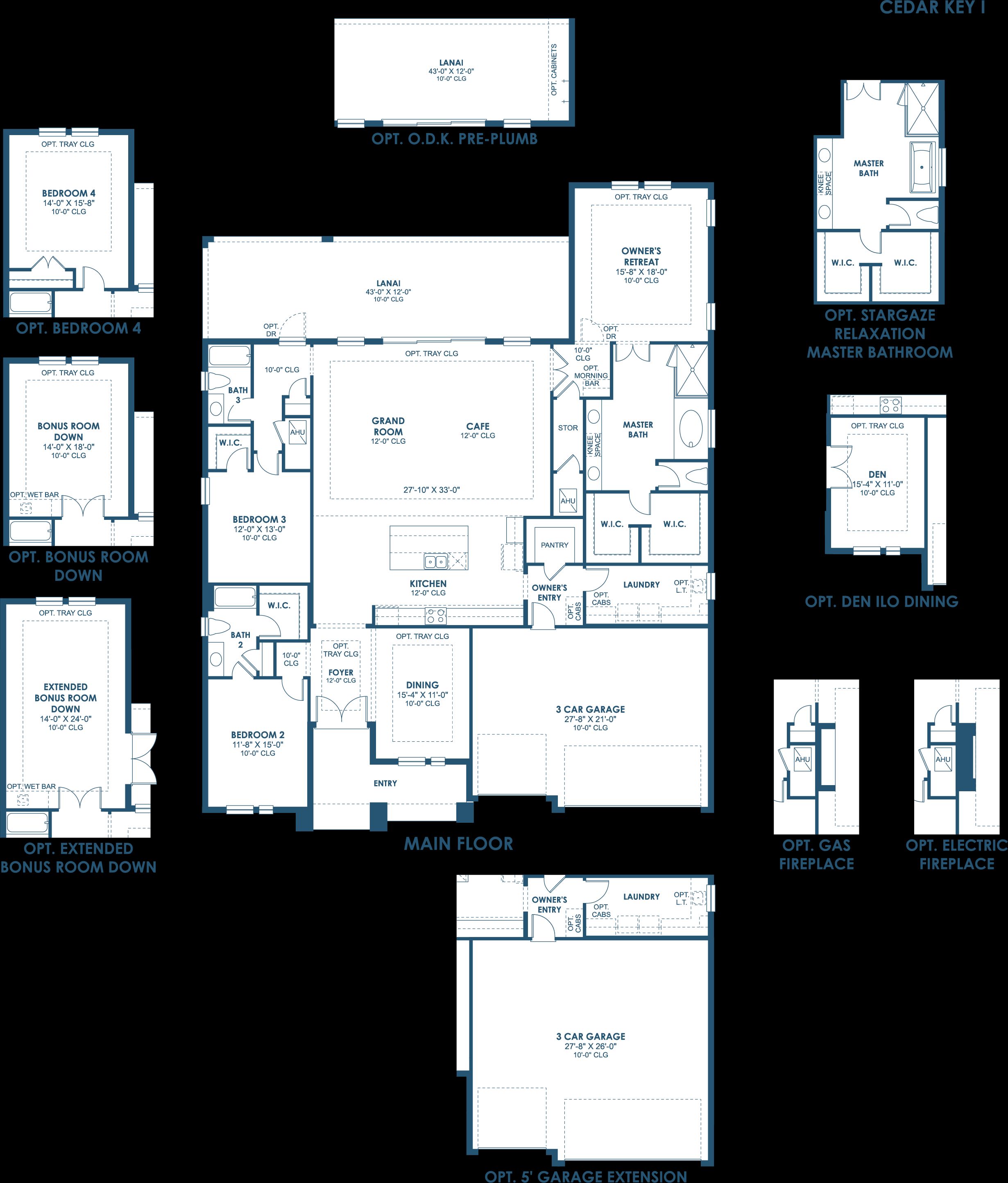 Cedar Key I-Modern-print