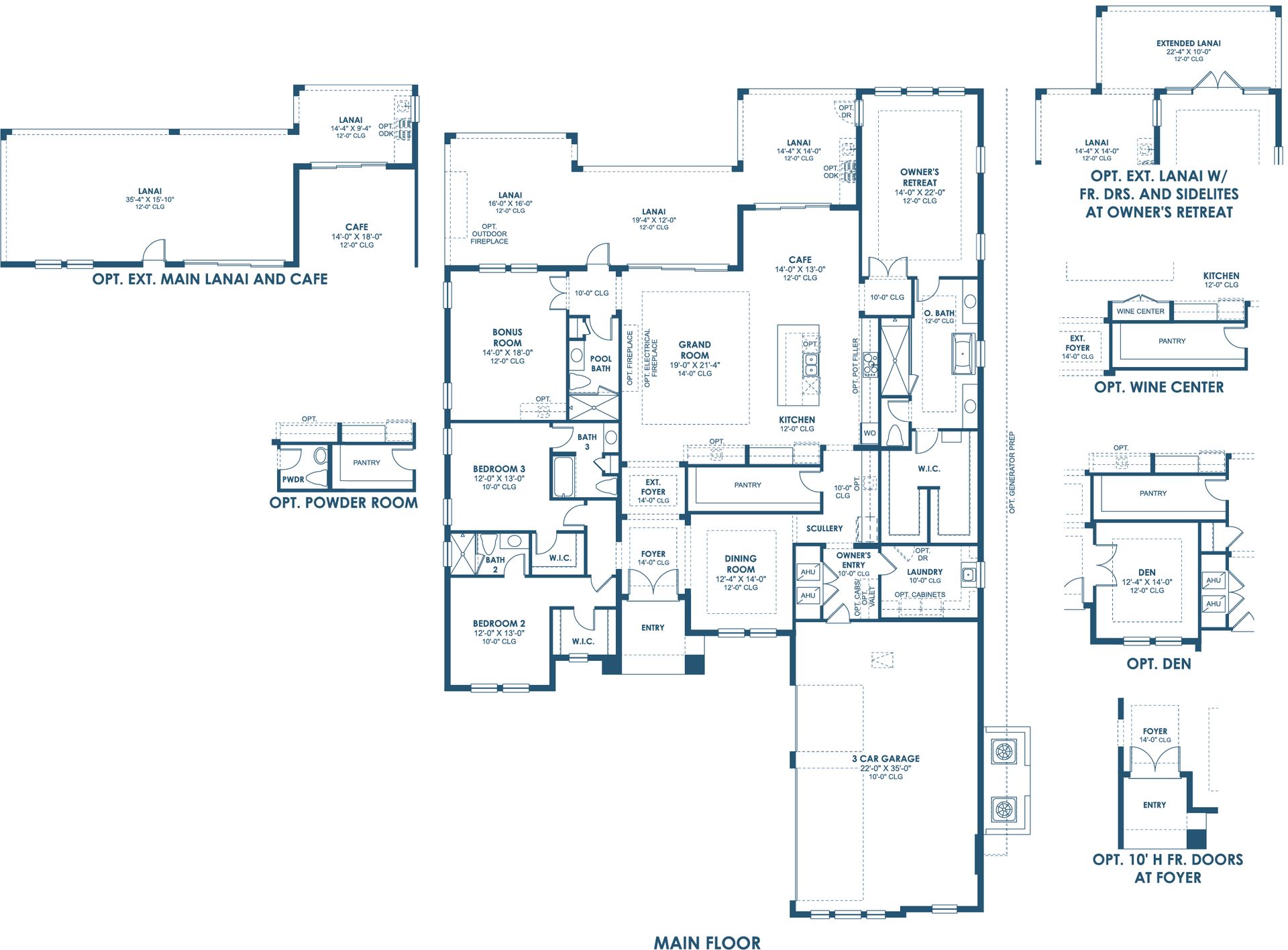 Calabria I - Modern Coastal - Floorplan