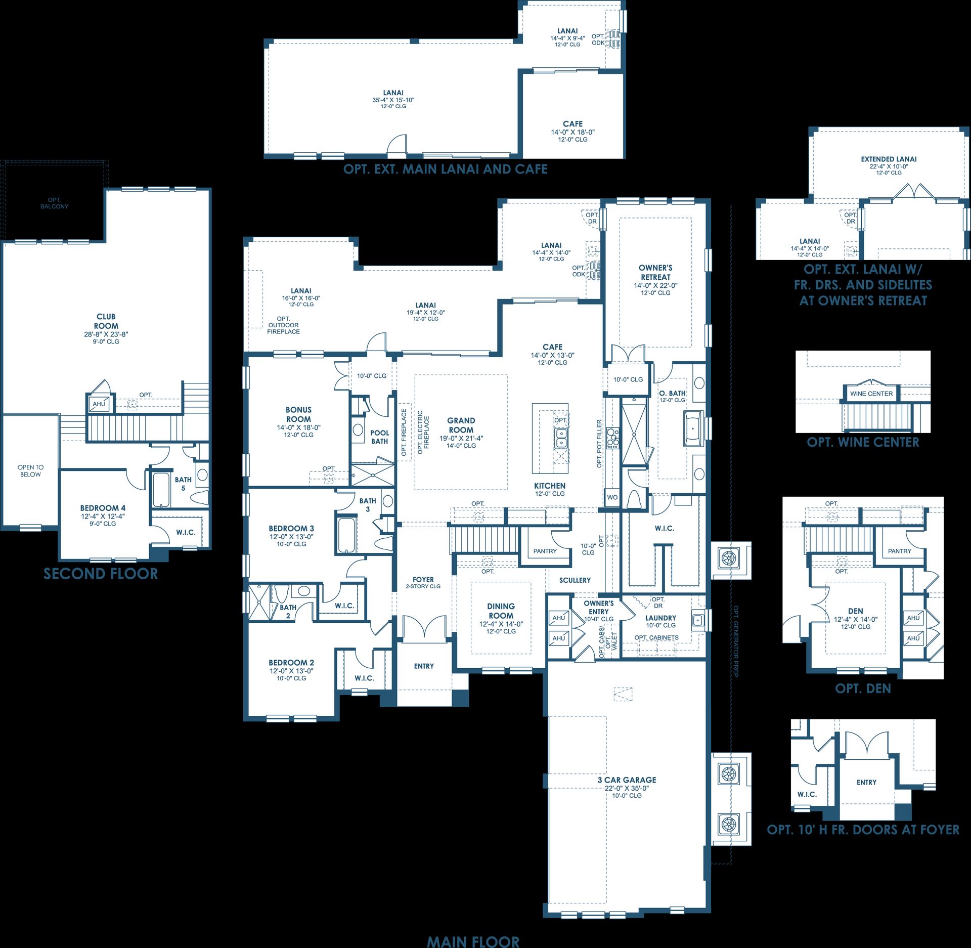 Calabria II - Modern Coastal - Floorplan