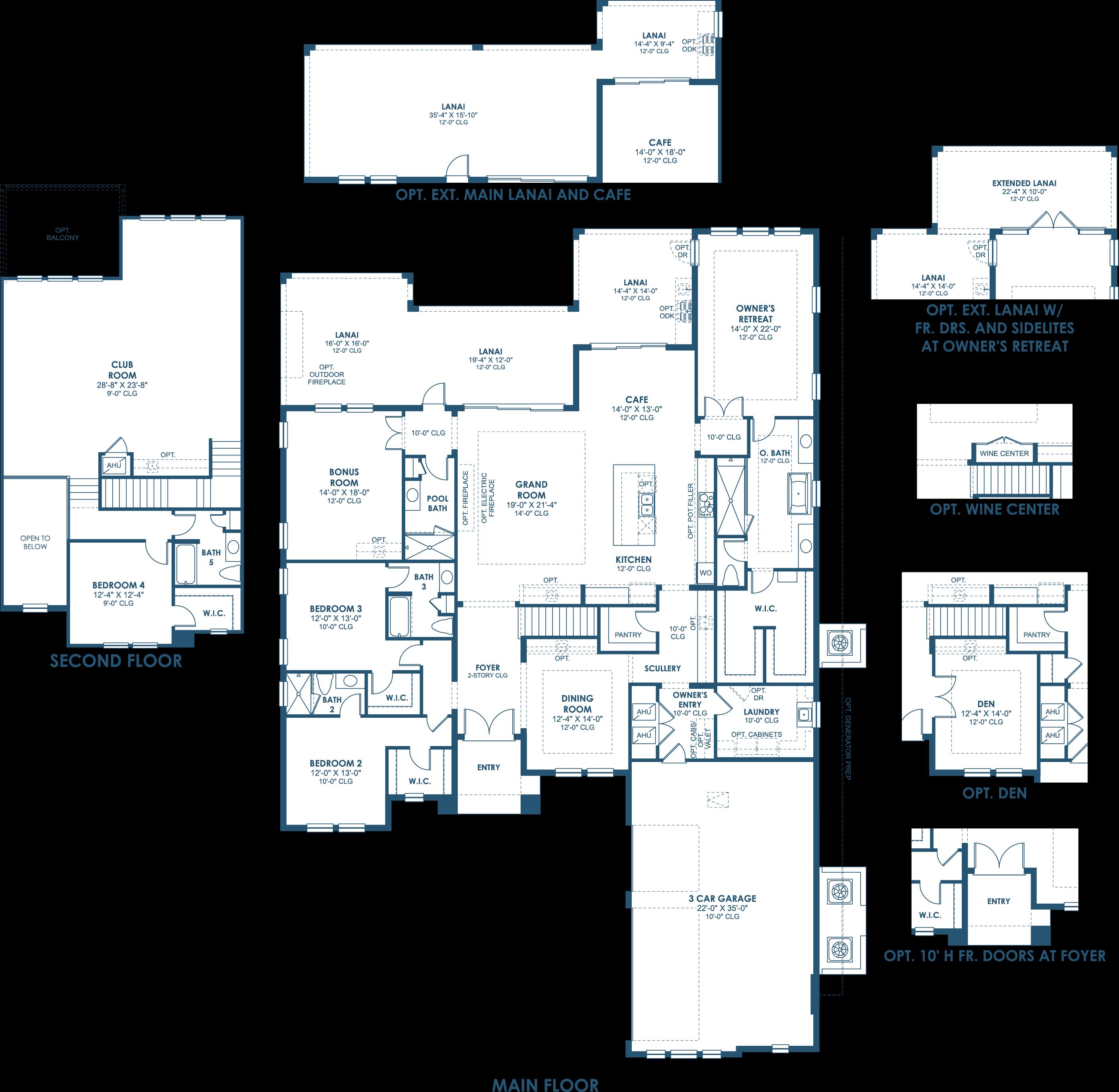 Calabria II - Modern Coastal - Floorplan