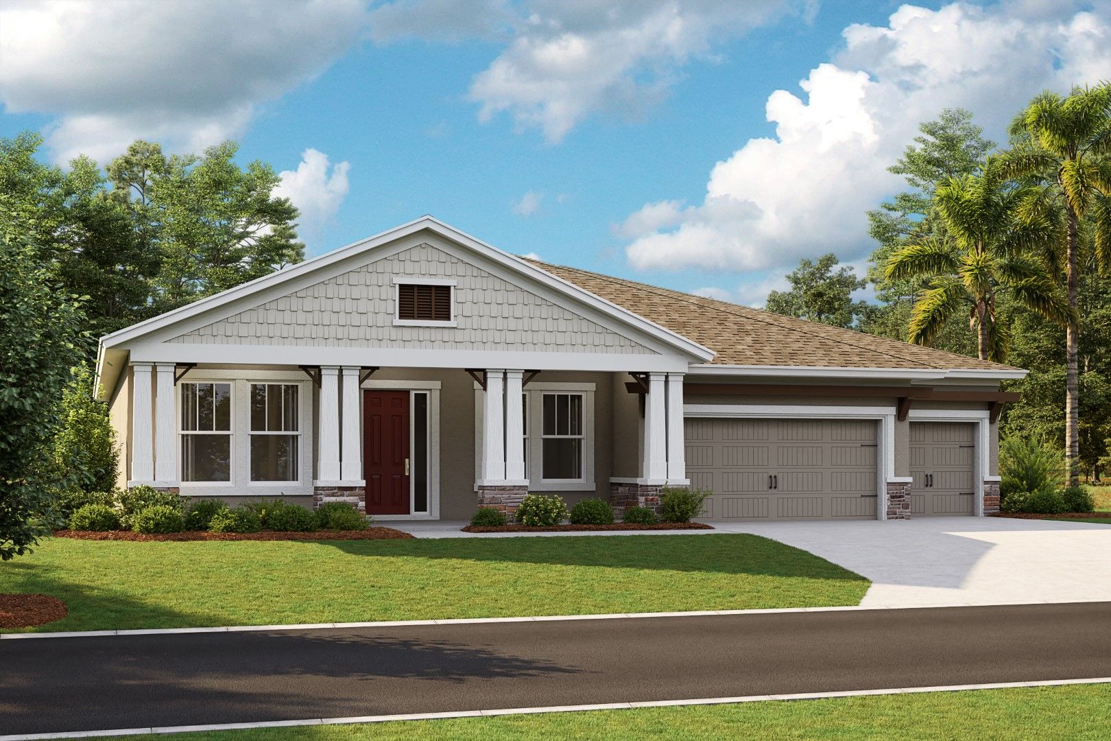Key Largo I - Craftsman A - CRT2 Color Scheme - Shingle