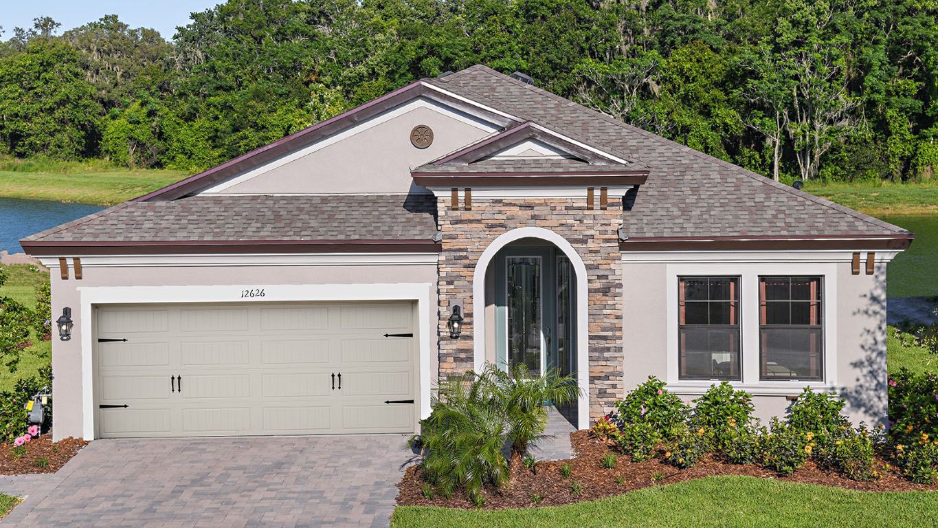 Sandpiper Plan at Crosswind Point in Parrish, FL by Homes by WestBay