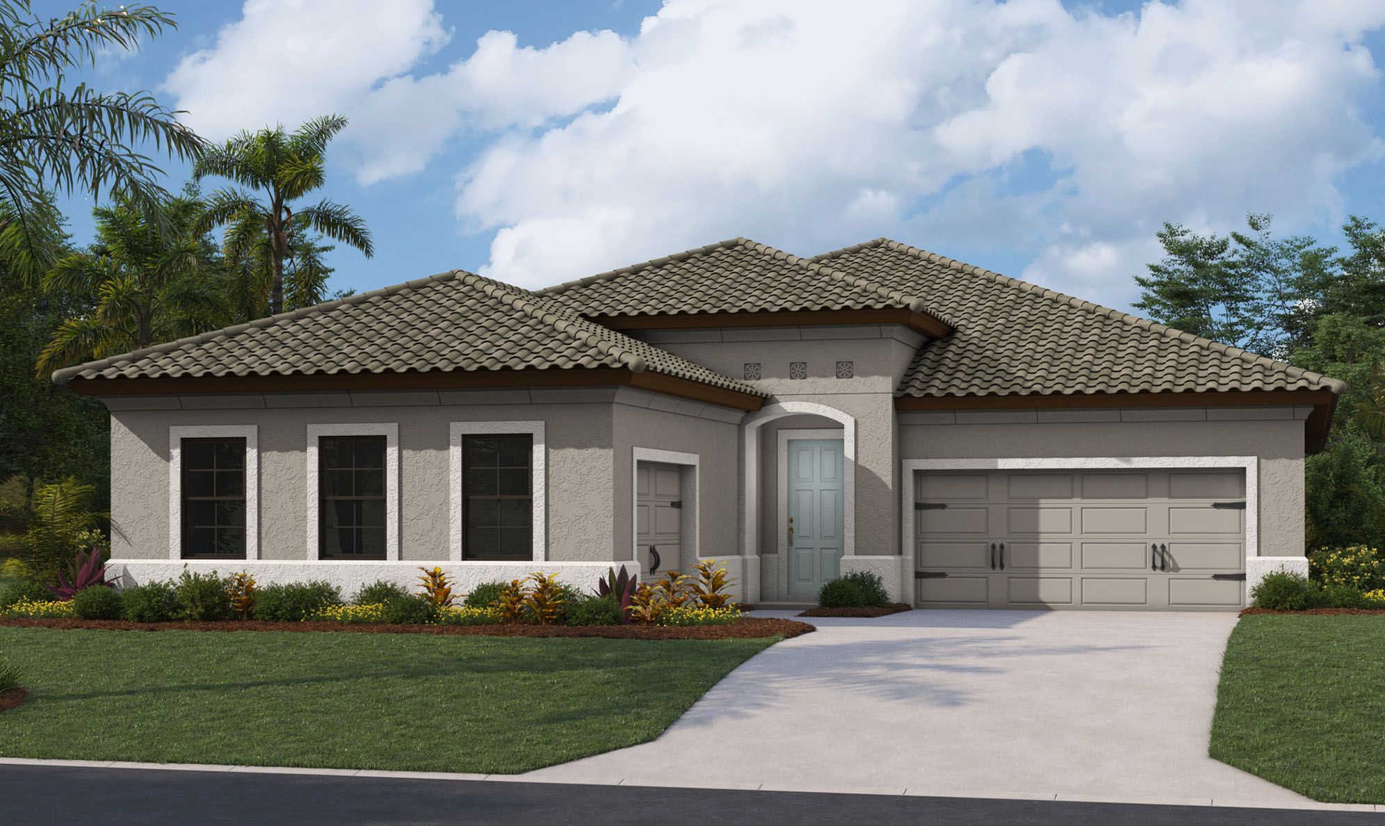 Gasparilla I Plan at Creek Ridge Preserve in Lithia, FL by Homes by WestBay