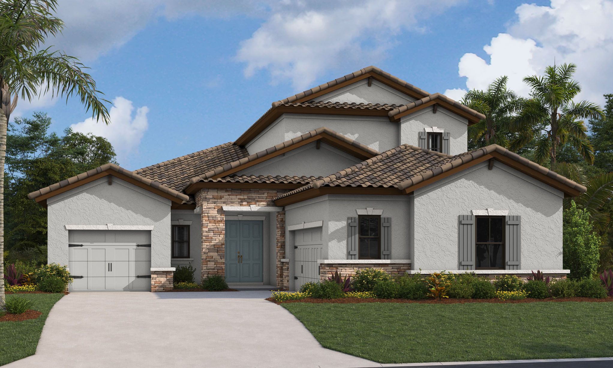 Siesta Key II Plan at Triple Creek in Riverview, FL by Homes by WestBay