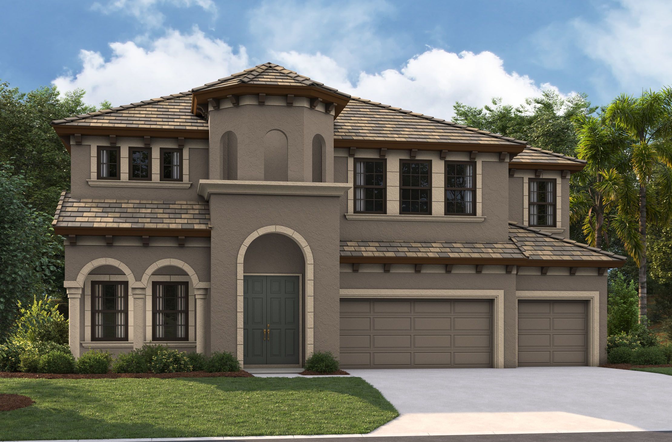 Granada I Plan at Triple Creek in Riverview, FL by Homes by WestBay