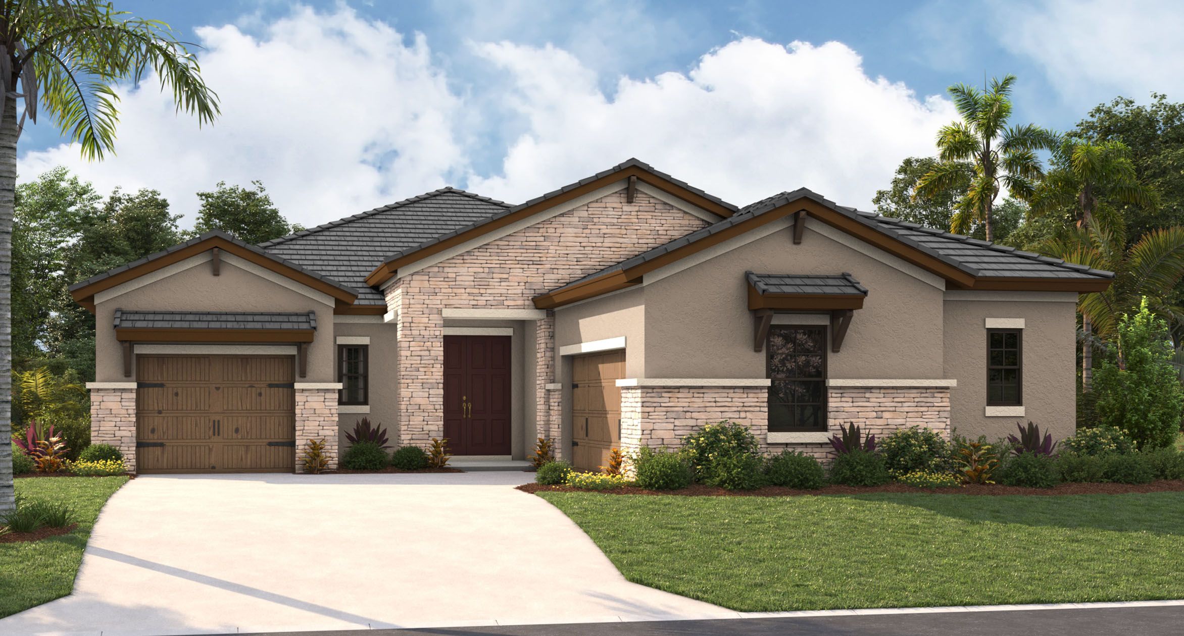Siesta Key I Plan at Triple Creek in Riverview, FL by Homes by WestBay