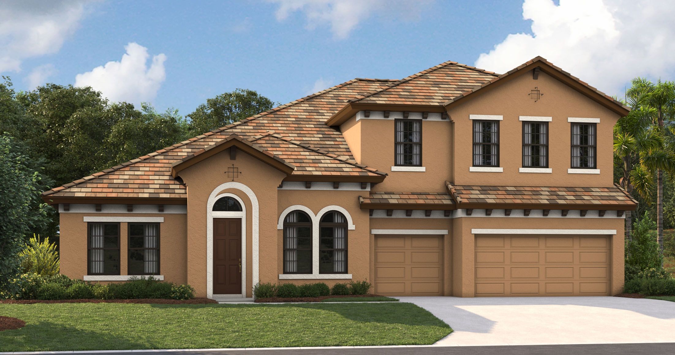 Key West II Plan at Two Rivers in Zephyrhills, FL by Homes by WestBay