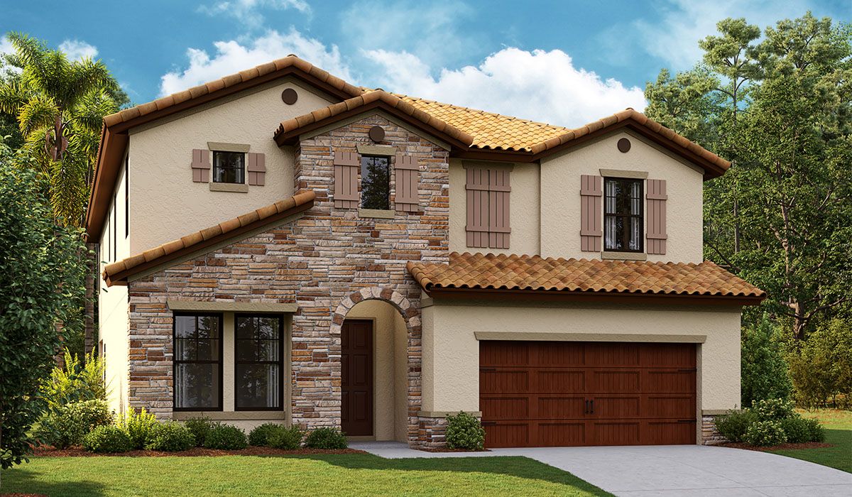 Avocet II - Tuscan A - TUS3 Color Scheme - Barrel Tile