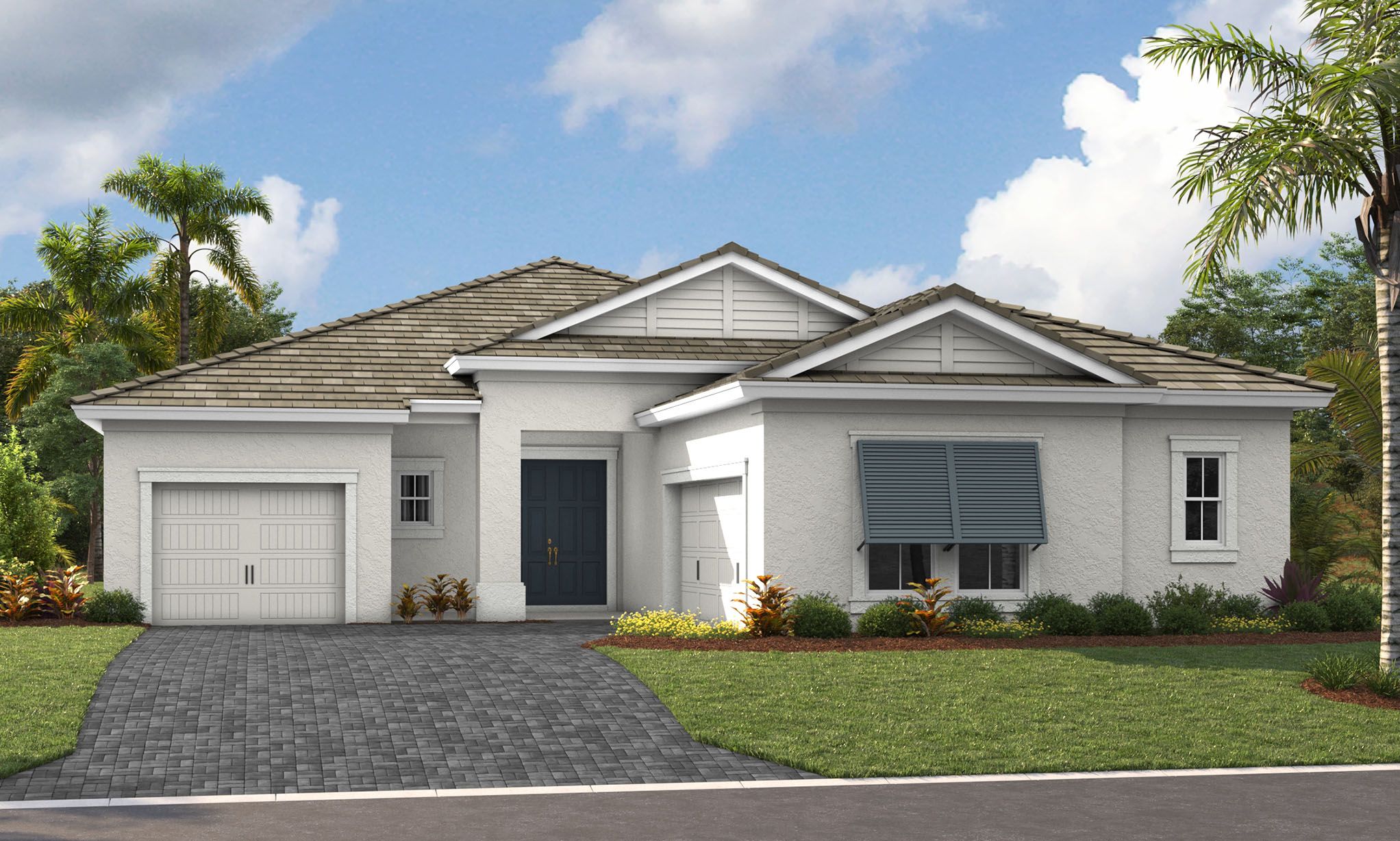 Siesta Key I - Coastal C - COA1 Color Scheme - Flat Tile