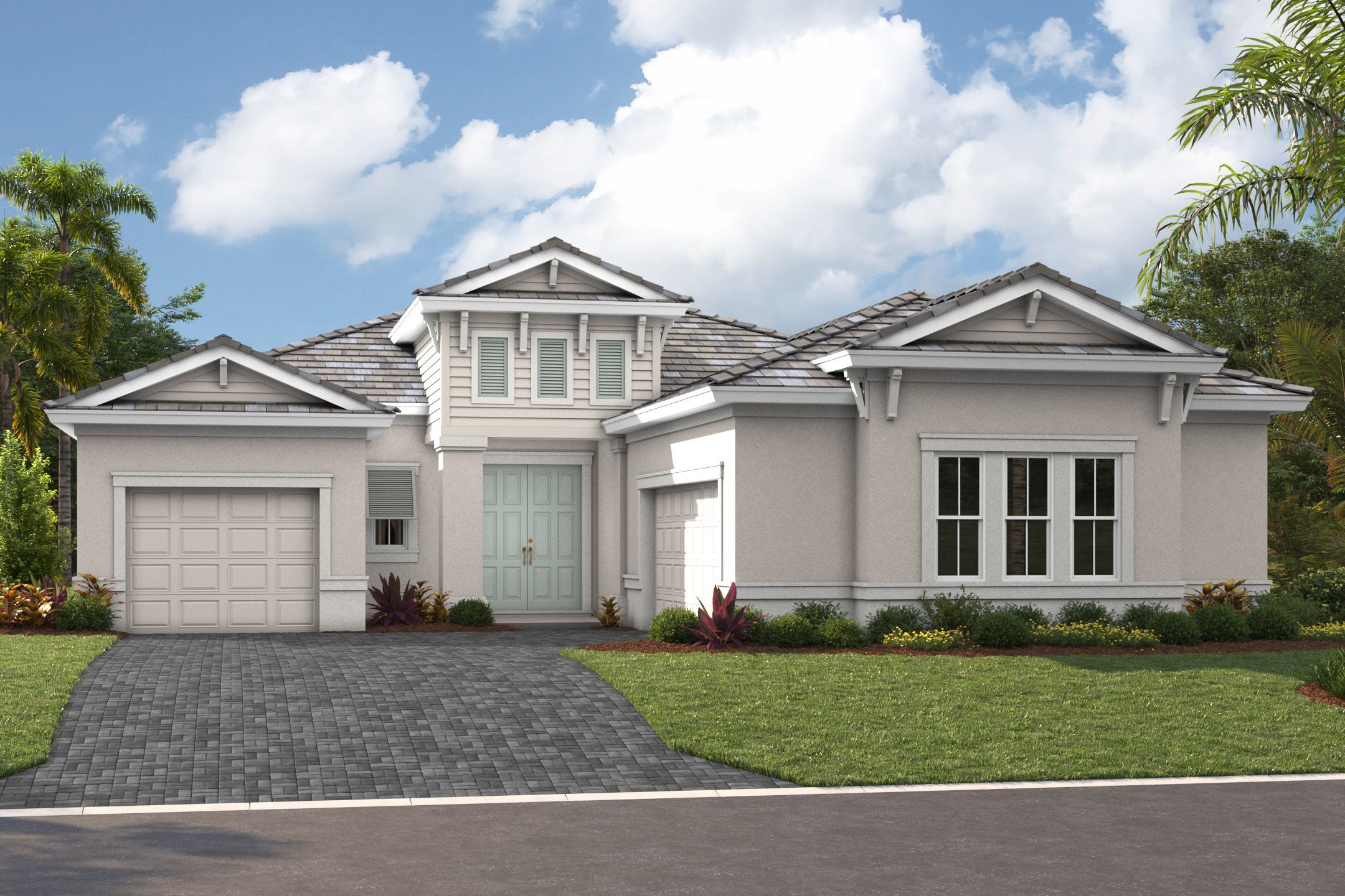 Siesta Key I - Coastal D - COA6 Color Scheme - Flat Tile