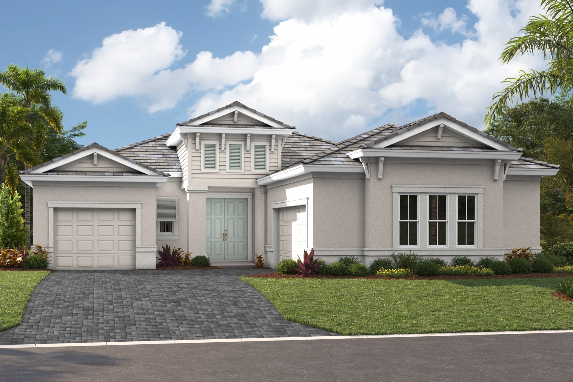 Siesta Key I - Coastal D - COA6 Color Scheme - Flat Tile