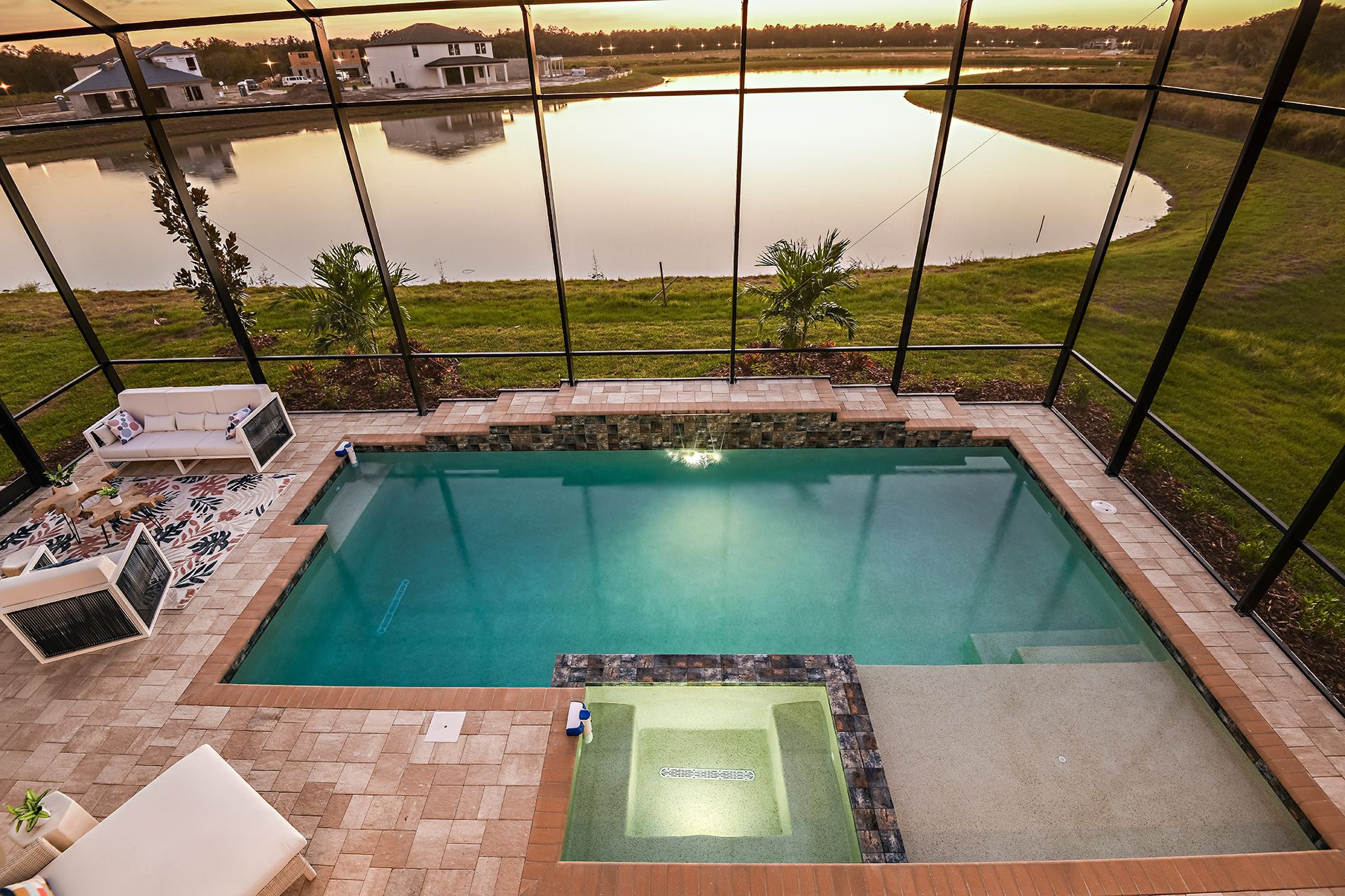 Lanai from Covered Deck | Westshore II at Hawkstone