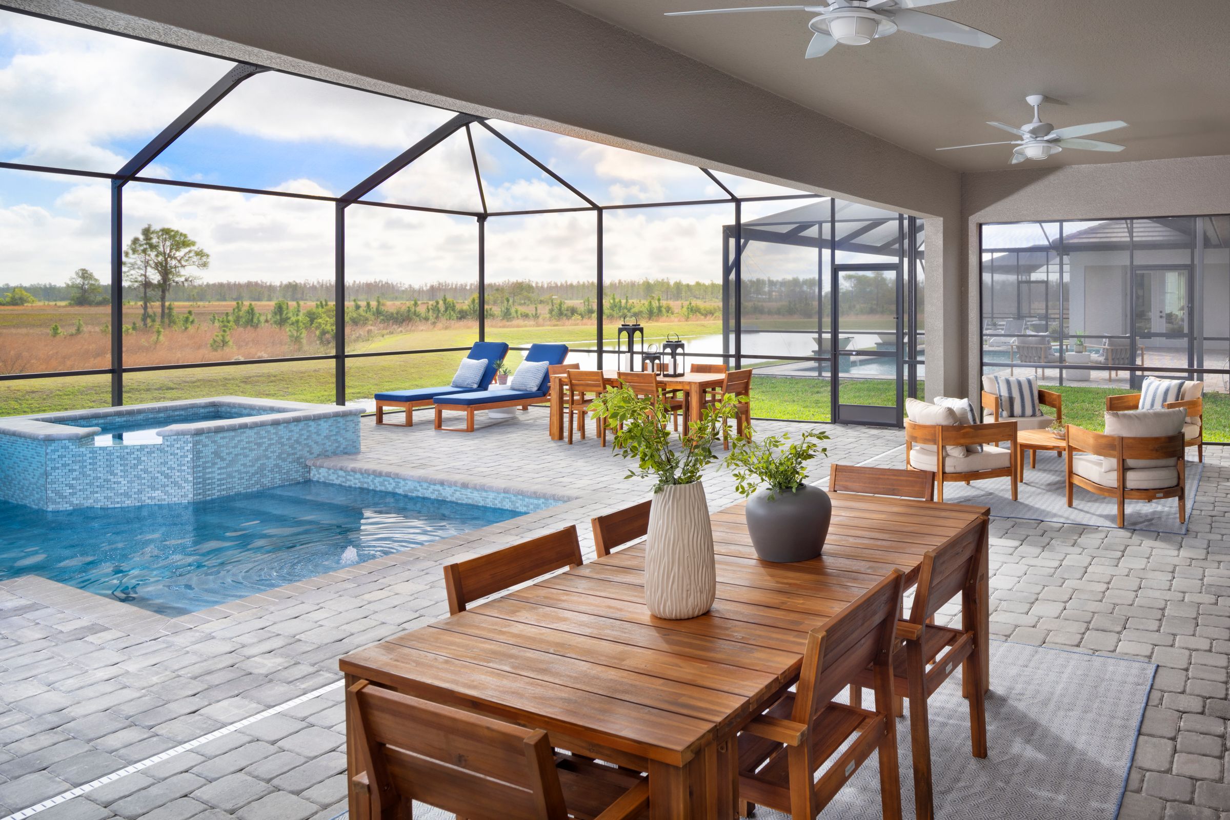 Outdoor Living - Biscayne II at Two Rivers