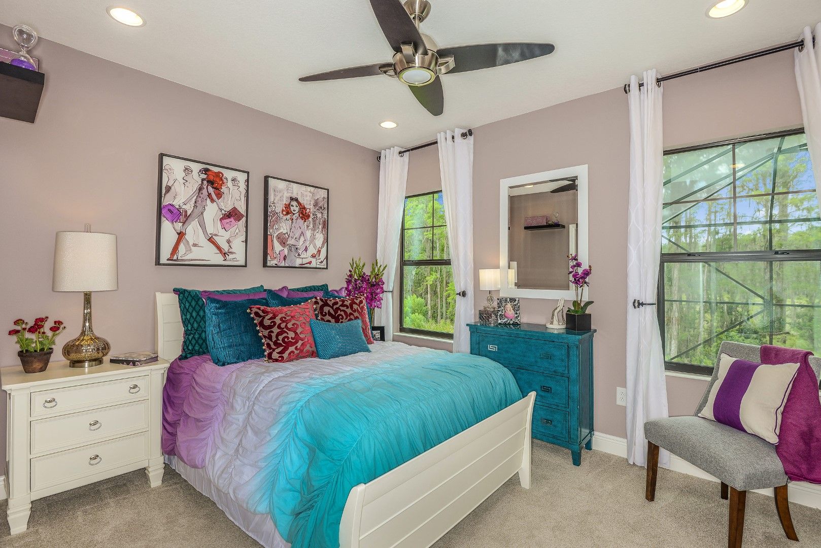 Secondary Bedroom | Madeira III at Pristine Lake Preserve
