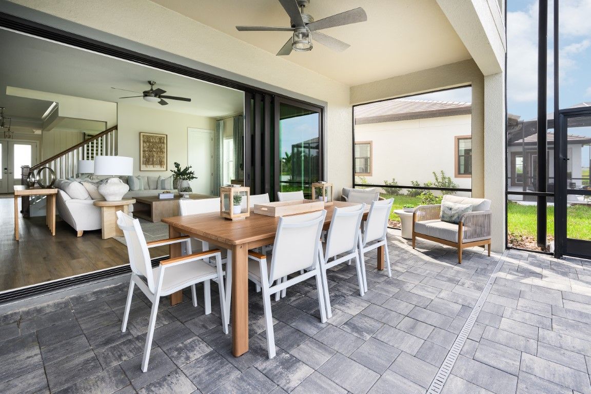 Covered Lanai and Pool | Granada II at Crosswind Ranch