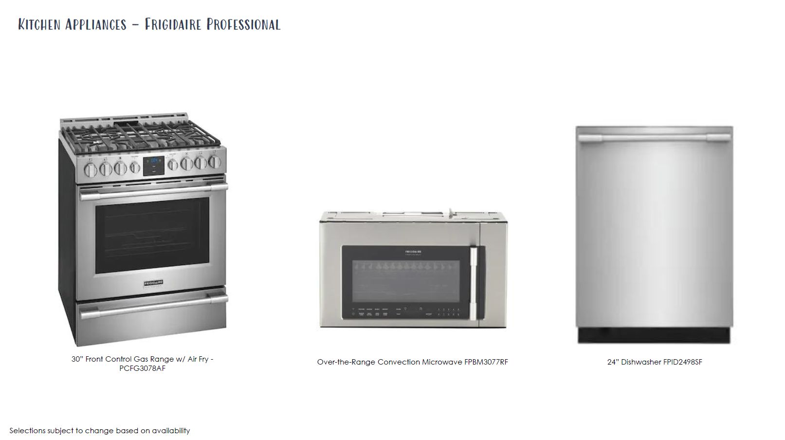 Design Selections