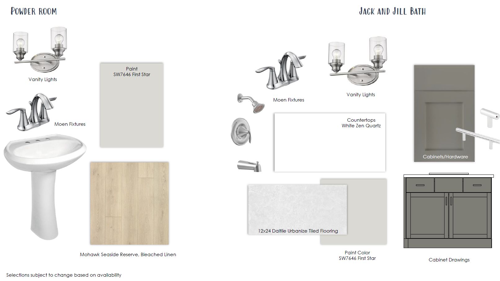 Design Selections