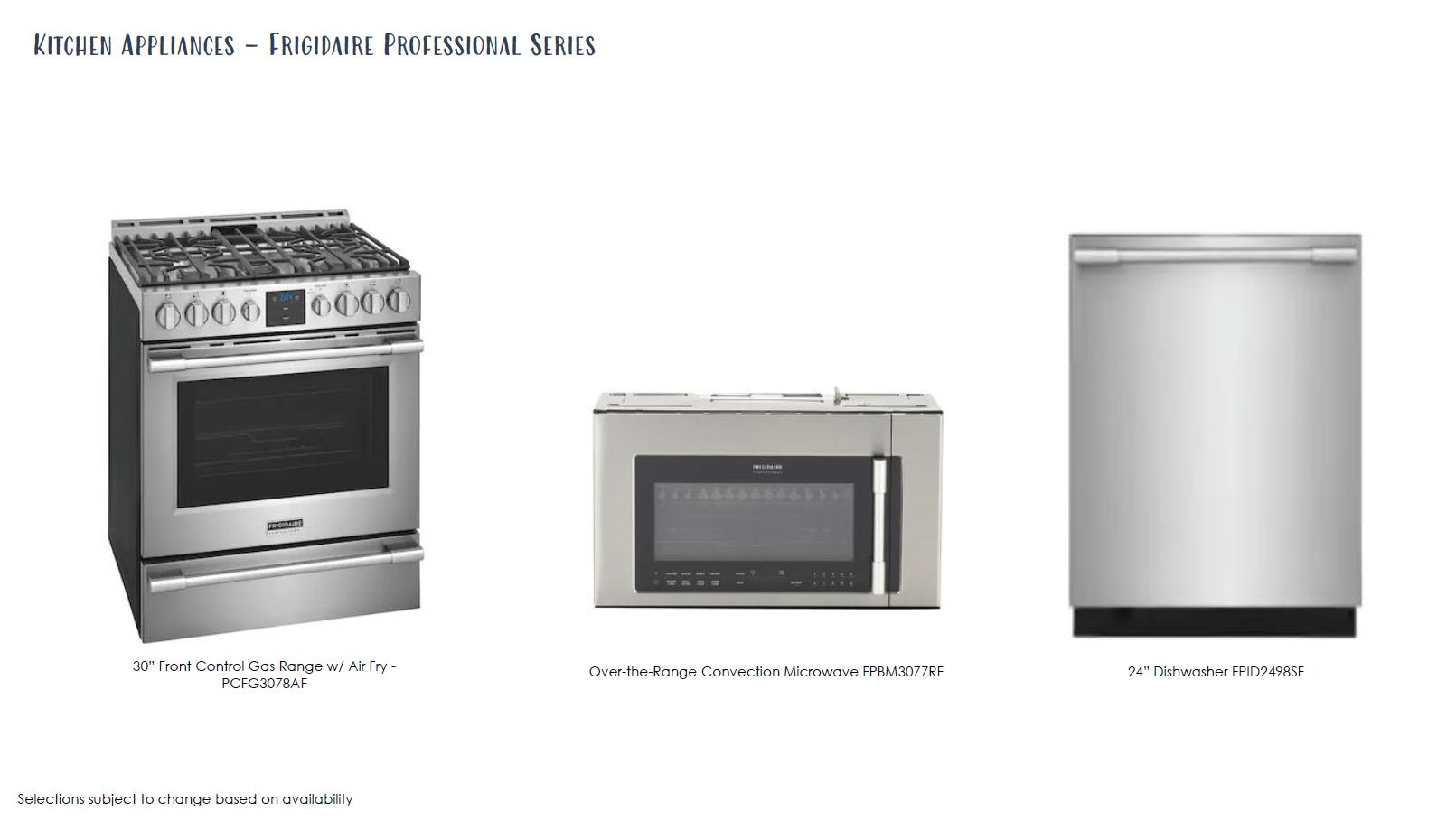 Design Selections