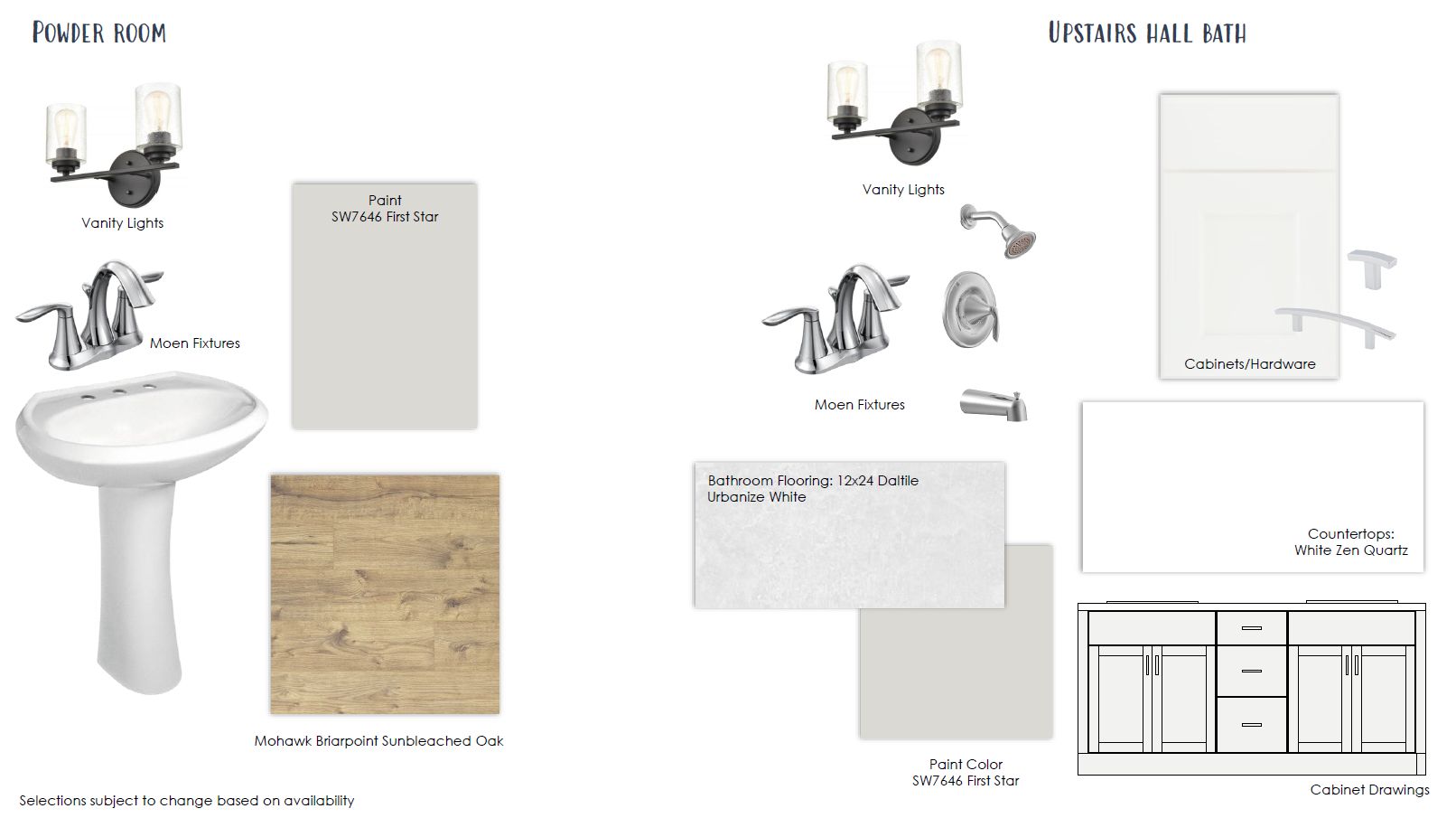 Design Selections