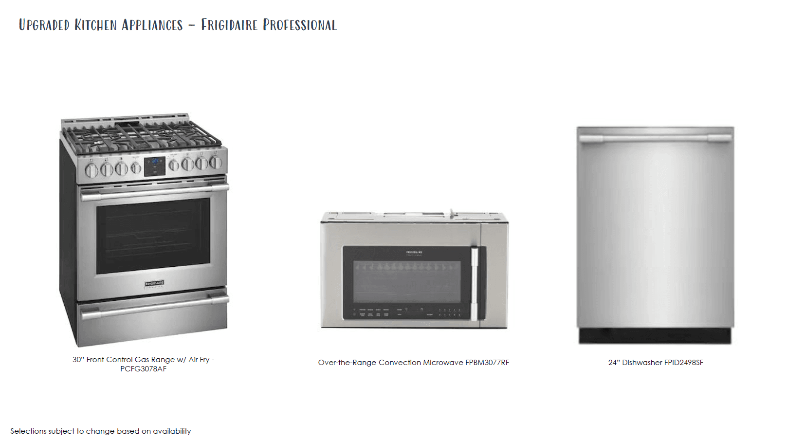 Design Selections