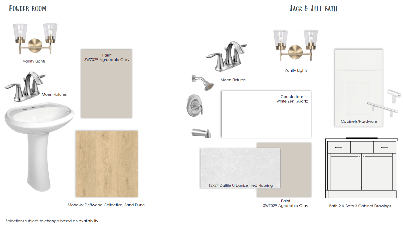 Design Selections