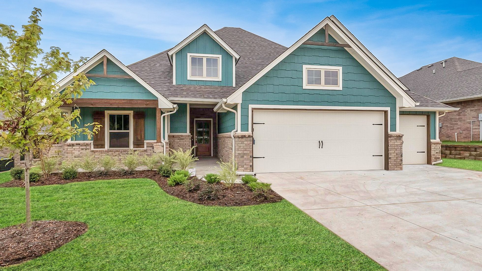 Blue Spruce Half Bath Plan at Highland Ranch in Yukon, OK by Homes By Taber