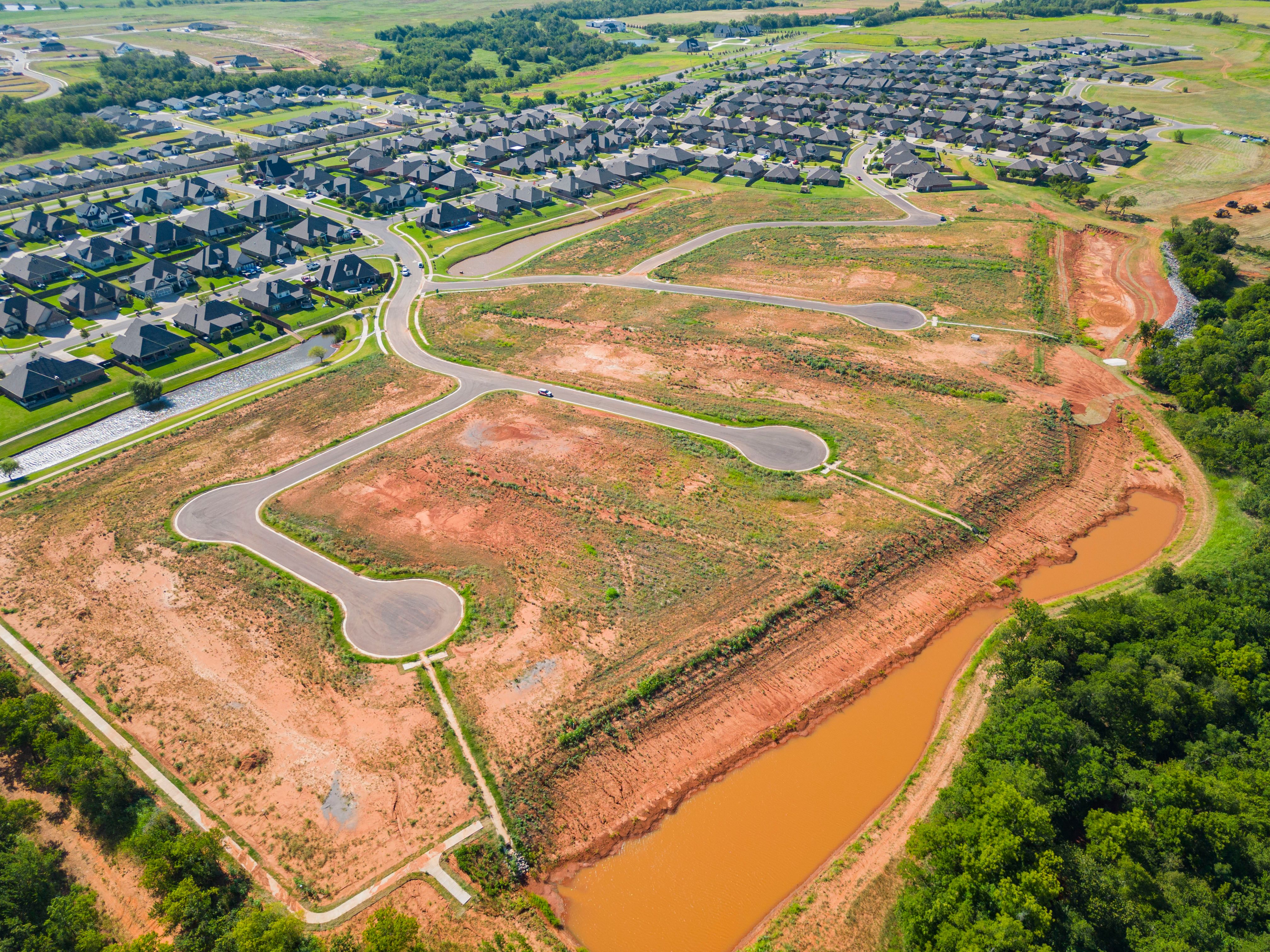 Brookstone Lakes West III in Mustang OK New Homes by Green