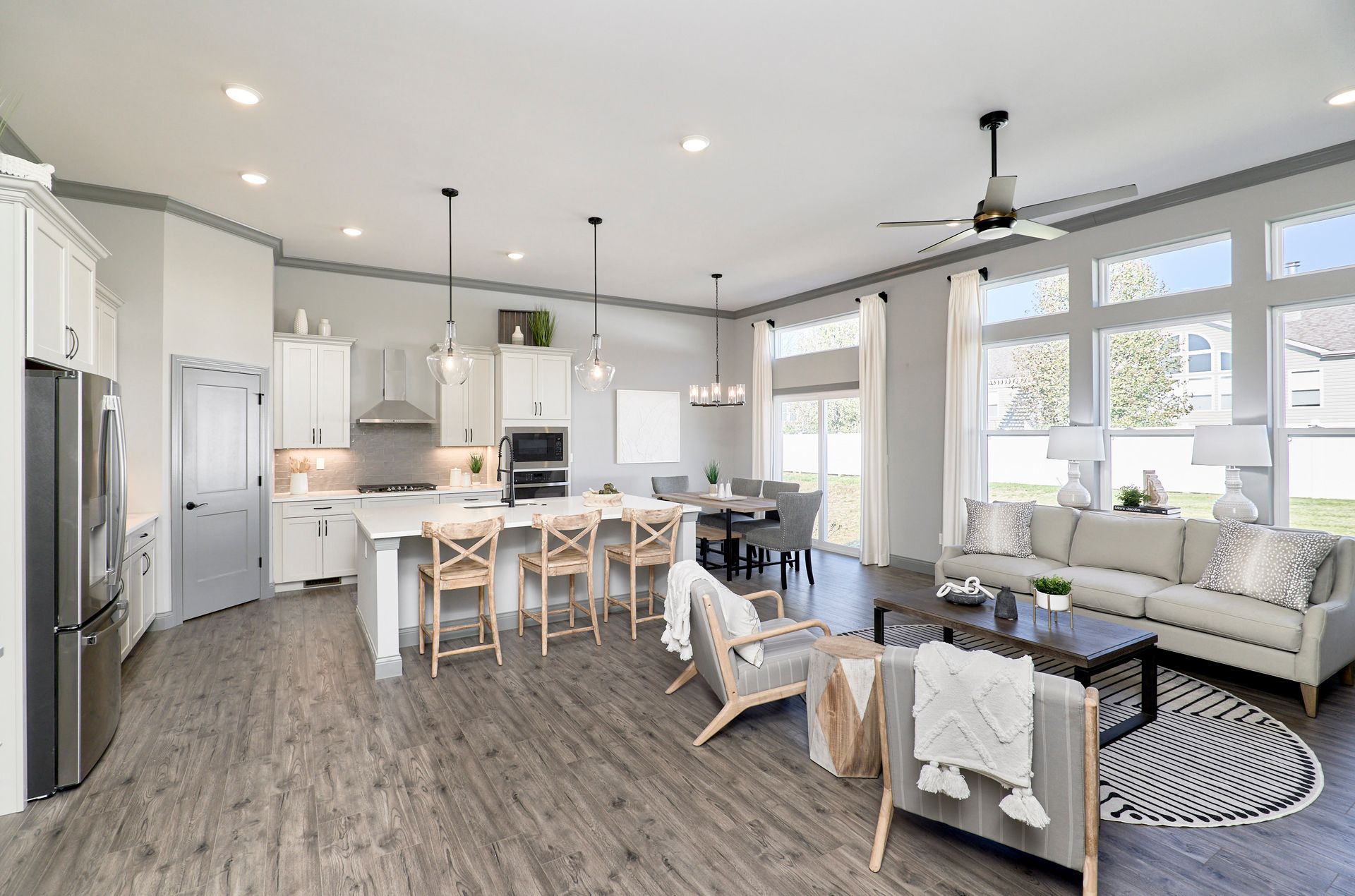 Options Shown, On Display at Sommerset Estates in O'Fallon