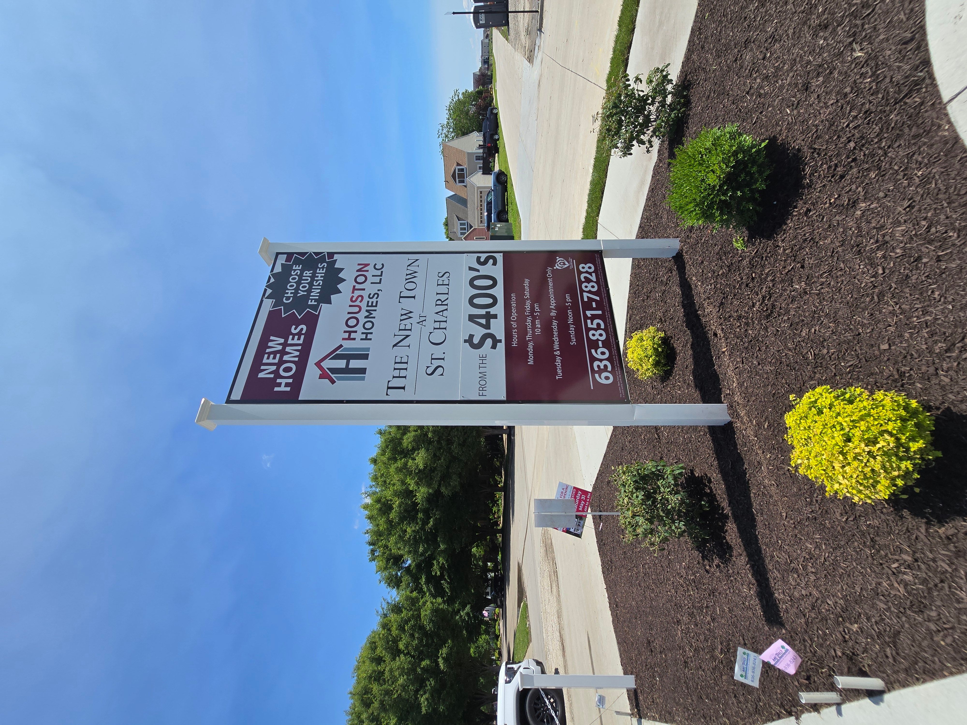 Model Home Sign