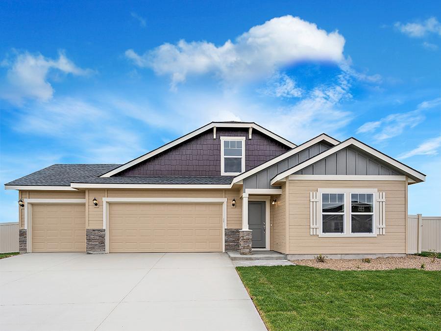 Brooke New Home Plan by Hubble Homes Boise, Idaho