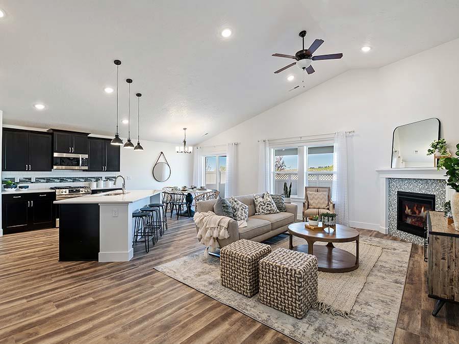 Brooke New Home Plan by Hubble Homes Boise, Idaho