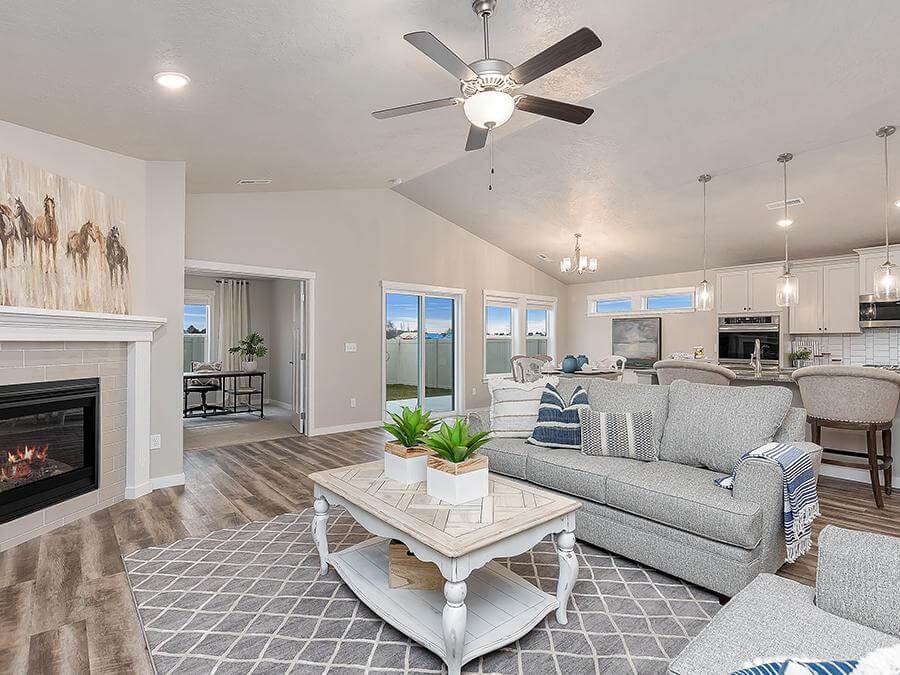 Crestwood New Home Plan by Hubble Homes Boise, Idaho