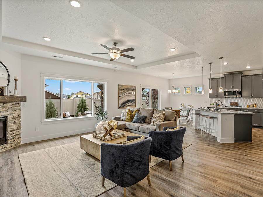 Amethyst New Home Plan by Hubble Homes Boise, Idaho