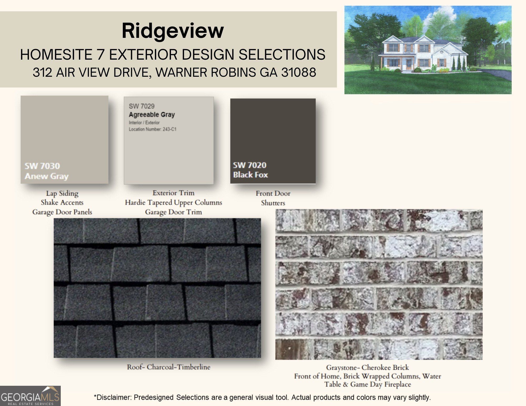 Jackson - Ridgeview: Warner Robins, Georgia - Hughston Homes