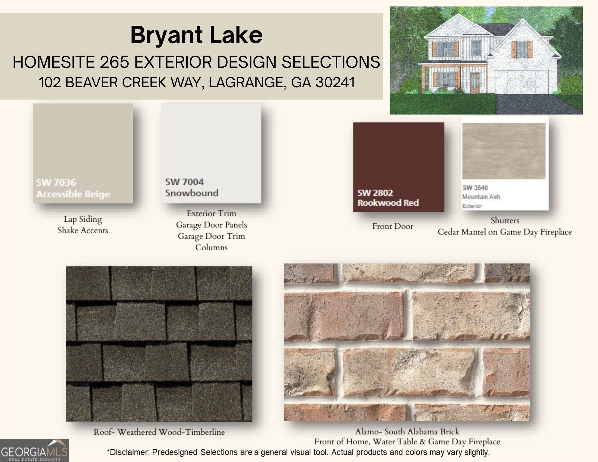 Camden - Bryant Lake: Lagrange, Georgia - Hughston Homes