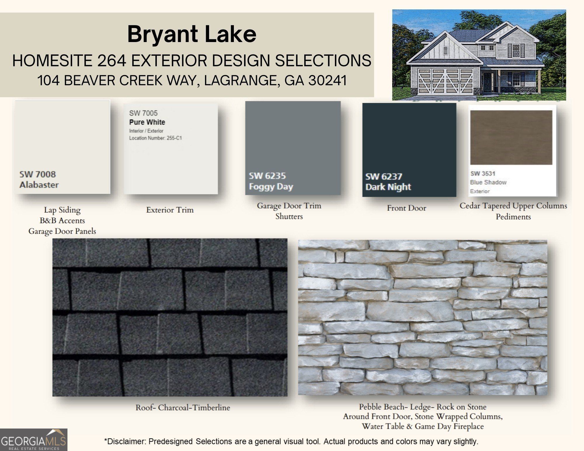 Ashley - Bryant Lake: Lagrange, Georgia - Hughston Homes