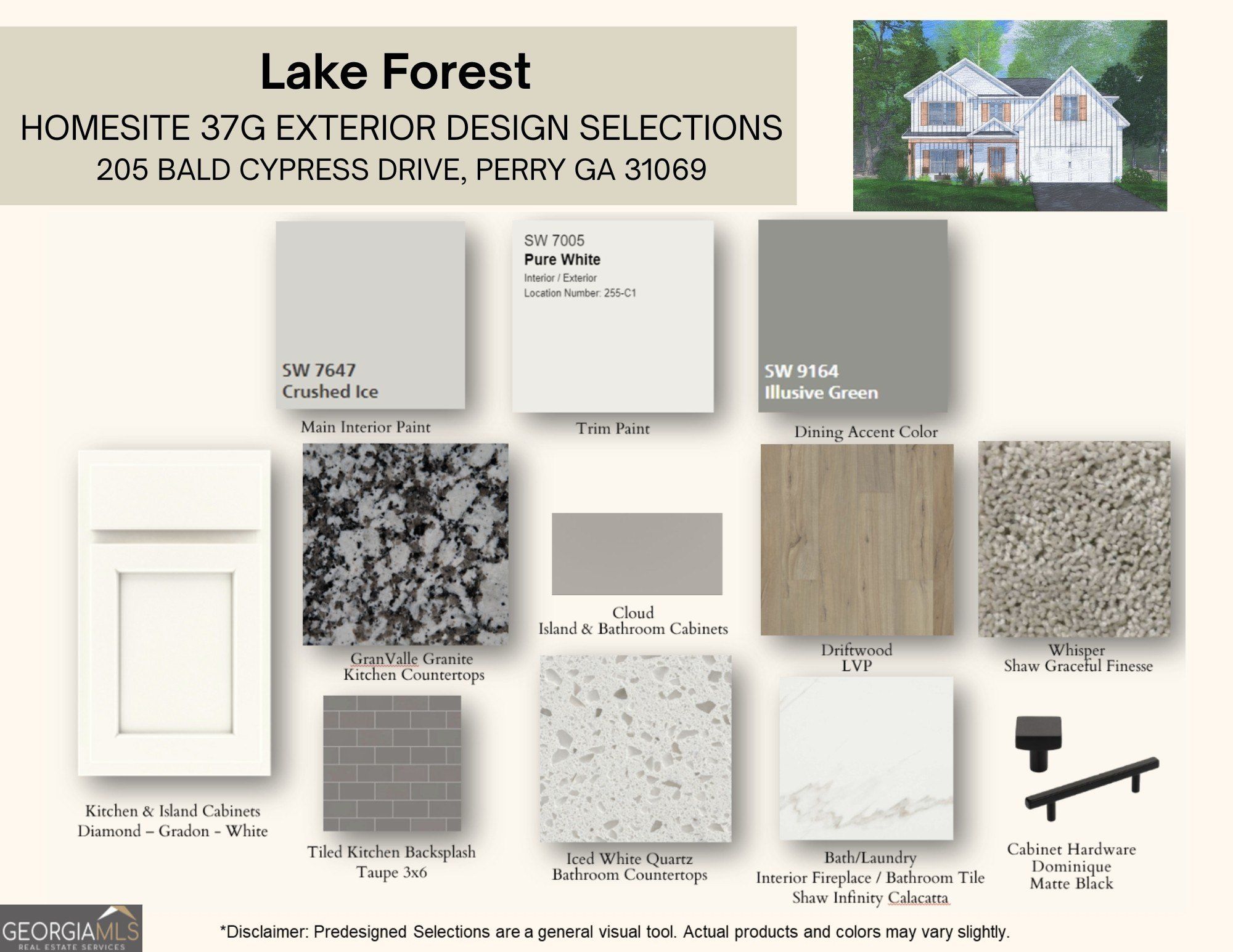 Gloria - Lake Forest: Perry, Georgia - Hughston Homes