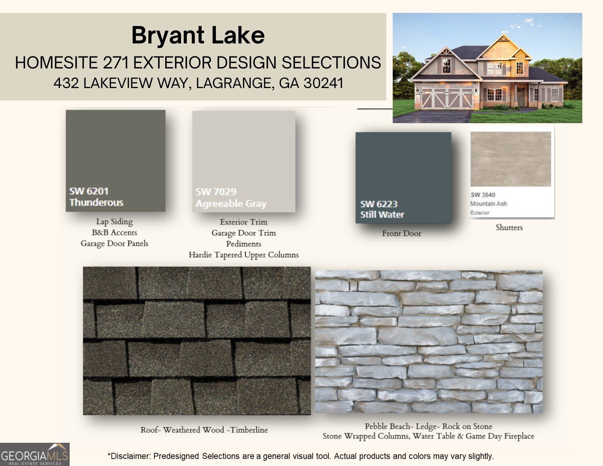 Oakwood - Bryant Lake: Lagrange, Georgia - Hughston Homes