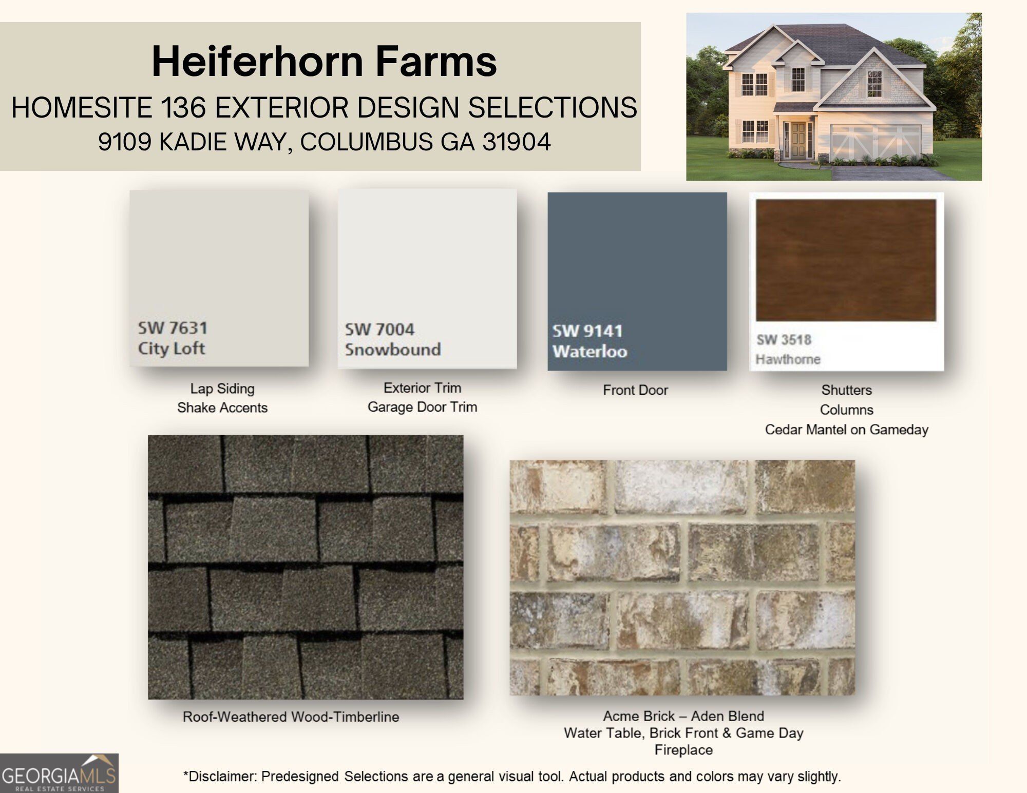 Dogwood - Heiferhorn Farms: Columbus, Georgia - Hughston Homes