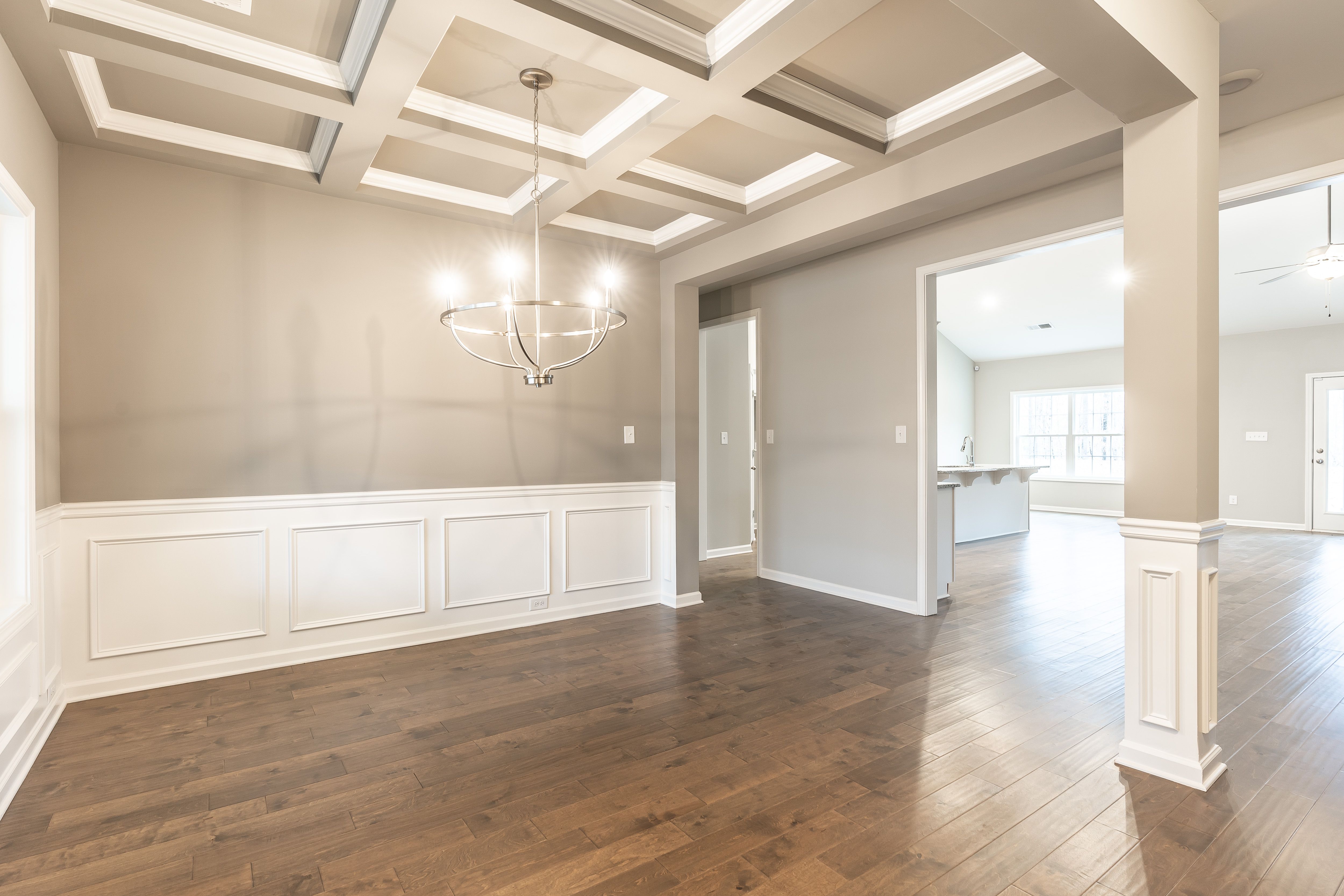 Coffered Ceilings & Wainscoting