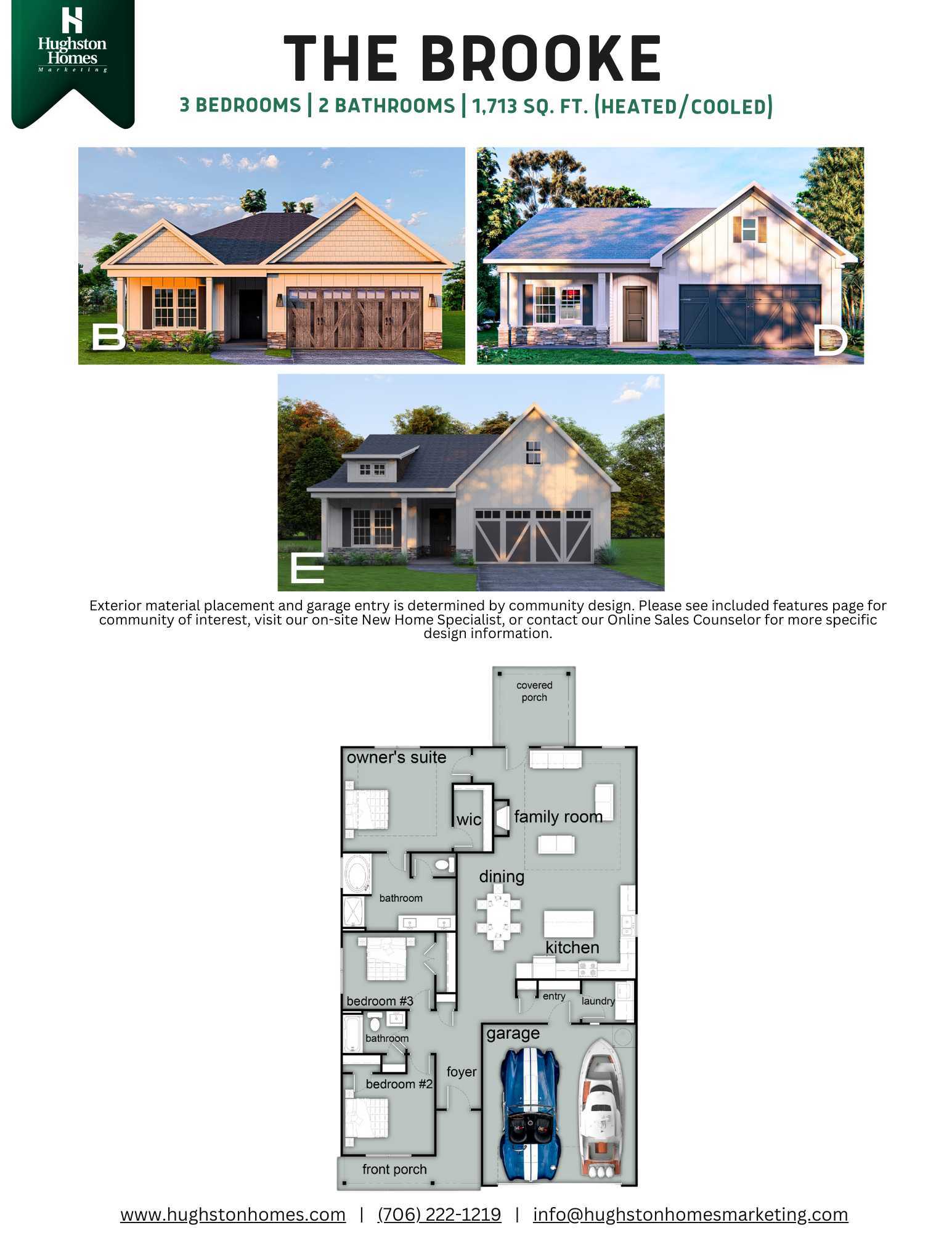 The Brooke:Floor Plan