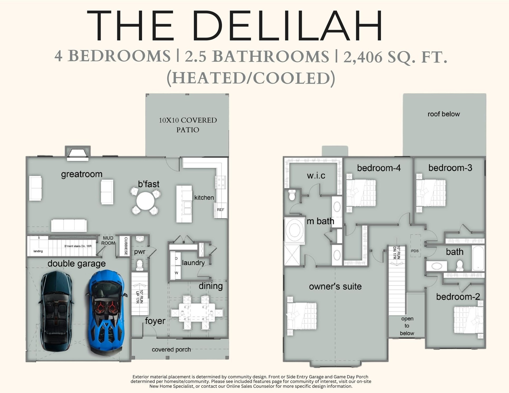 The Delilah:Floor Plan