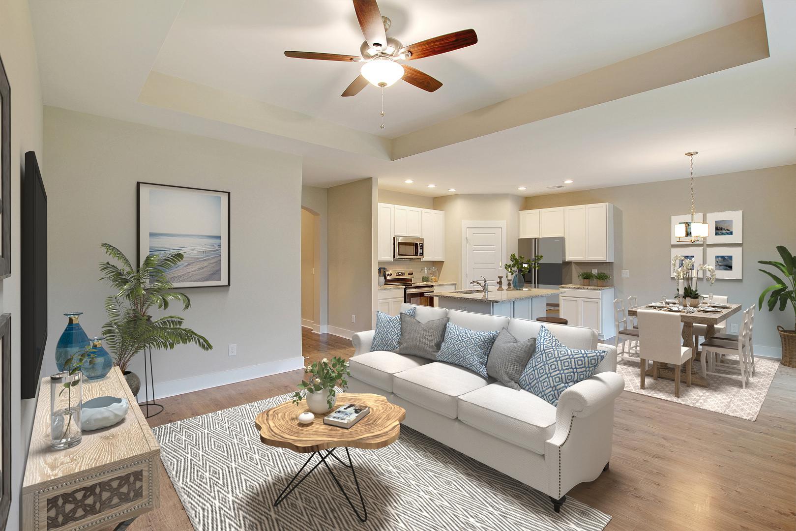 Arlington Living Room Furnished