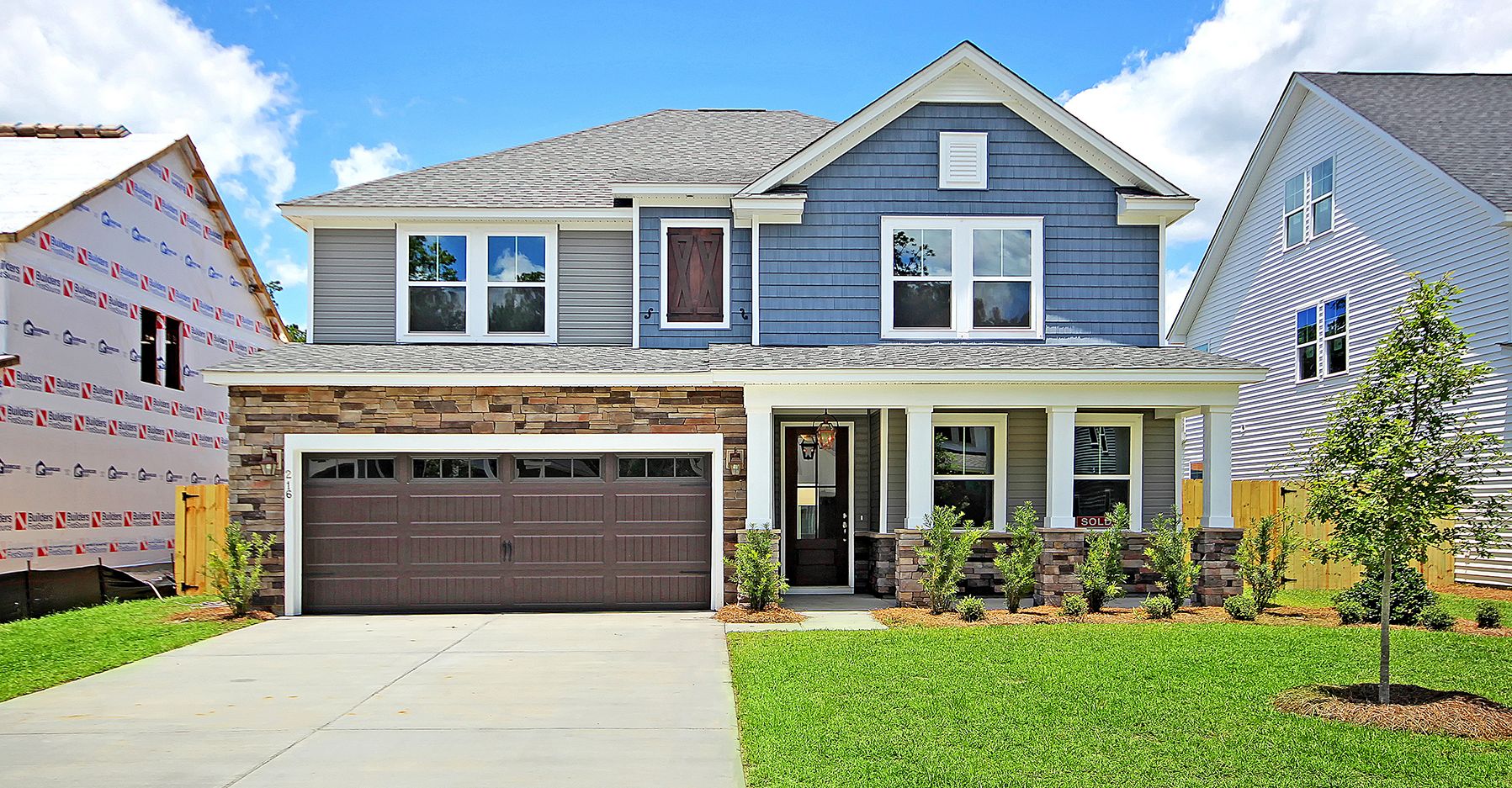 Belmont Elevation 2 Echo Bay Color Package